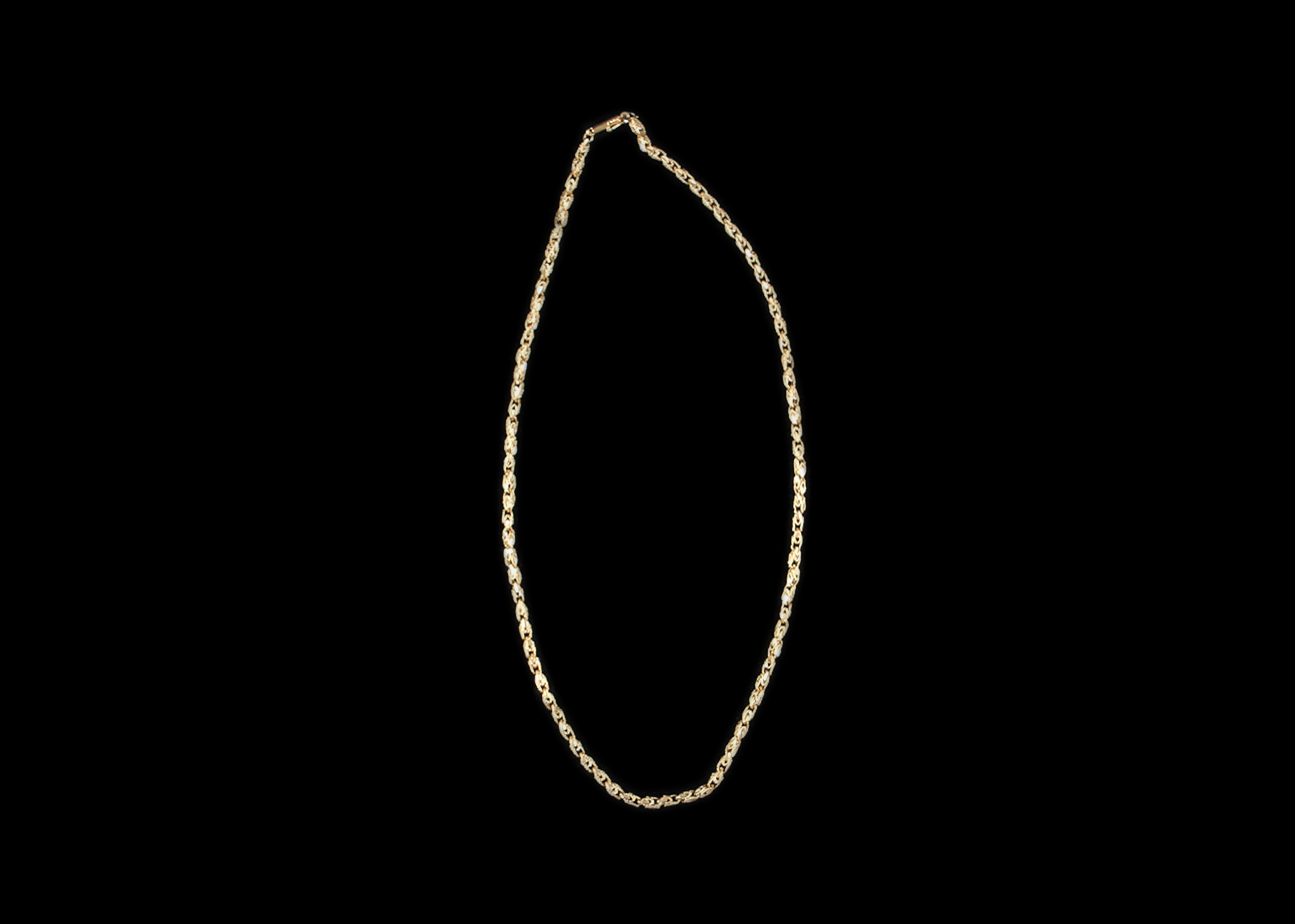 18 K Yellow Gold Turkish Rope 18" Chain Necklace