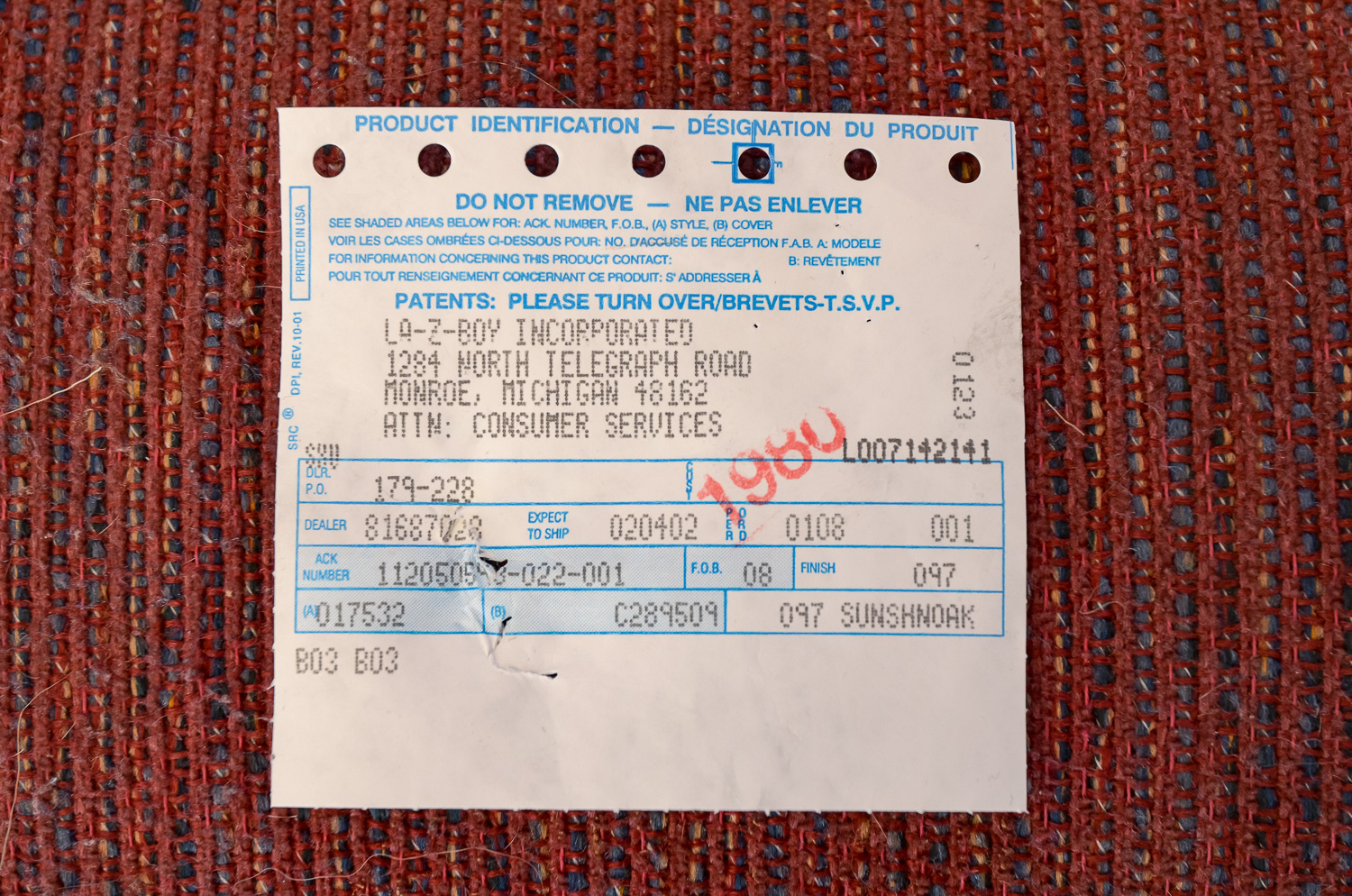 La-Z-Boy Swivel Glider Armchair