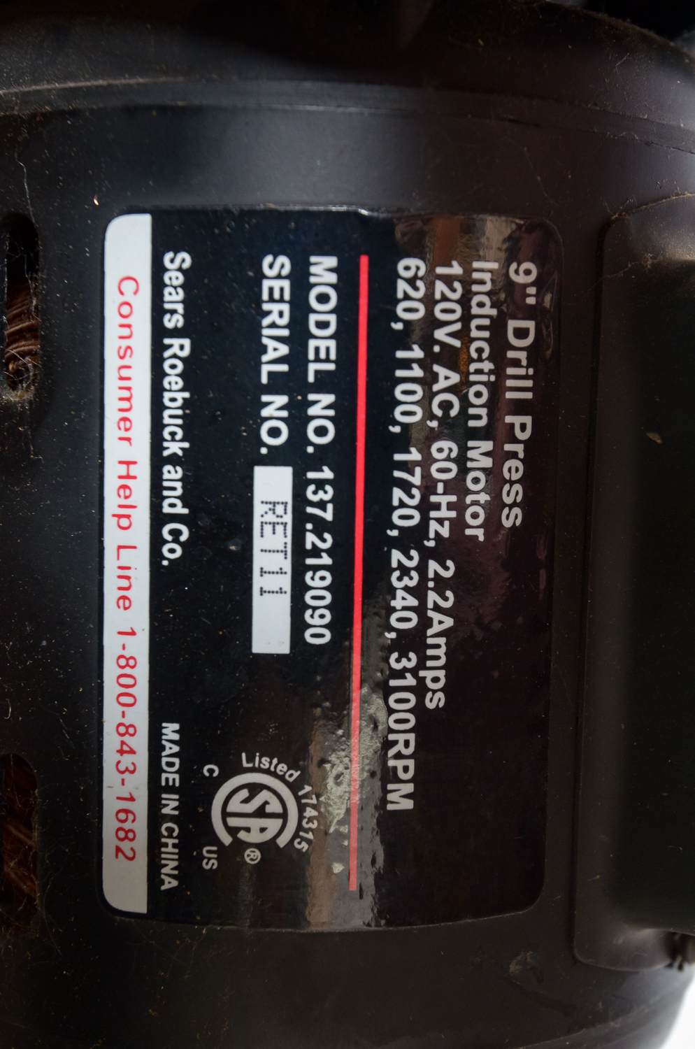 Craftsman 9" Drill Press