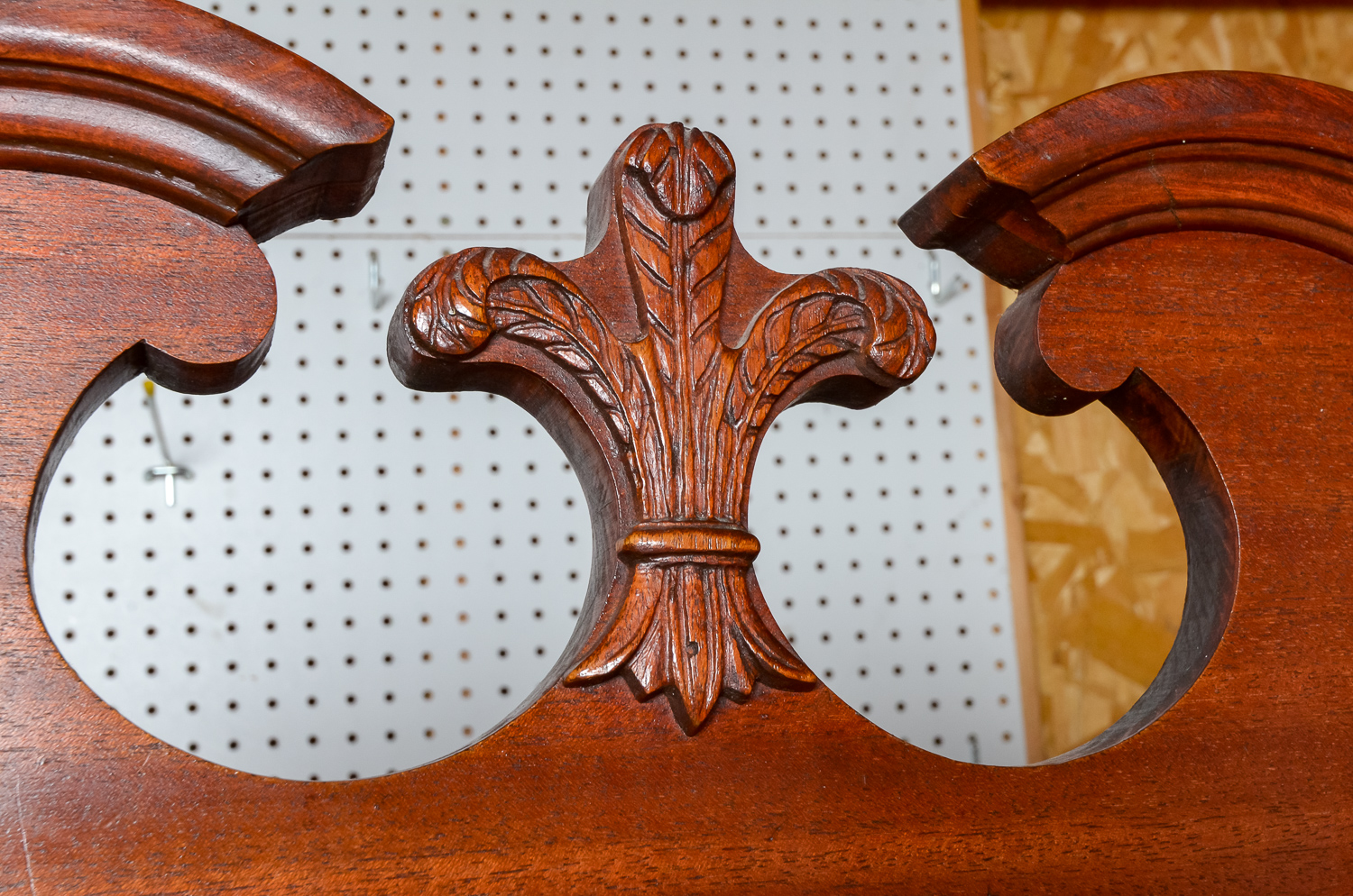 Wood Cabinet with a Cherry Oak Finish