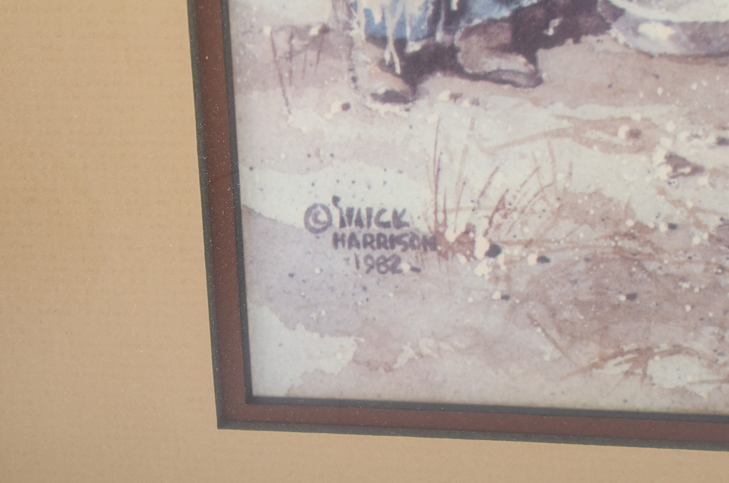 Pair of Mick Harrison Watercolors