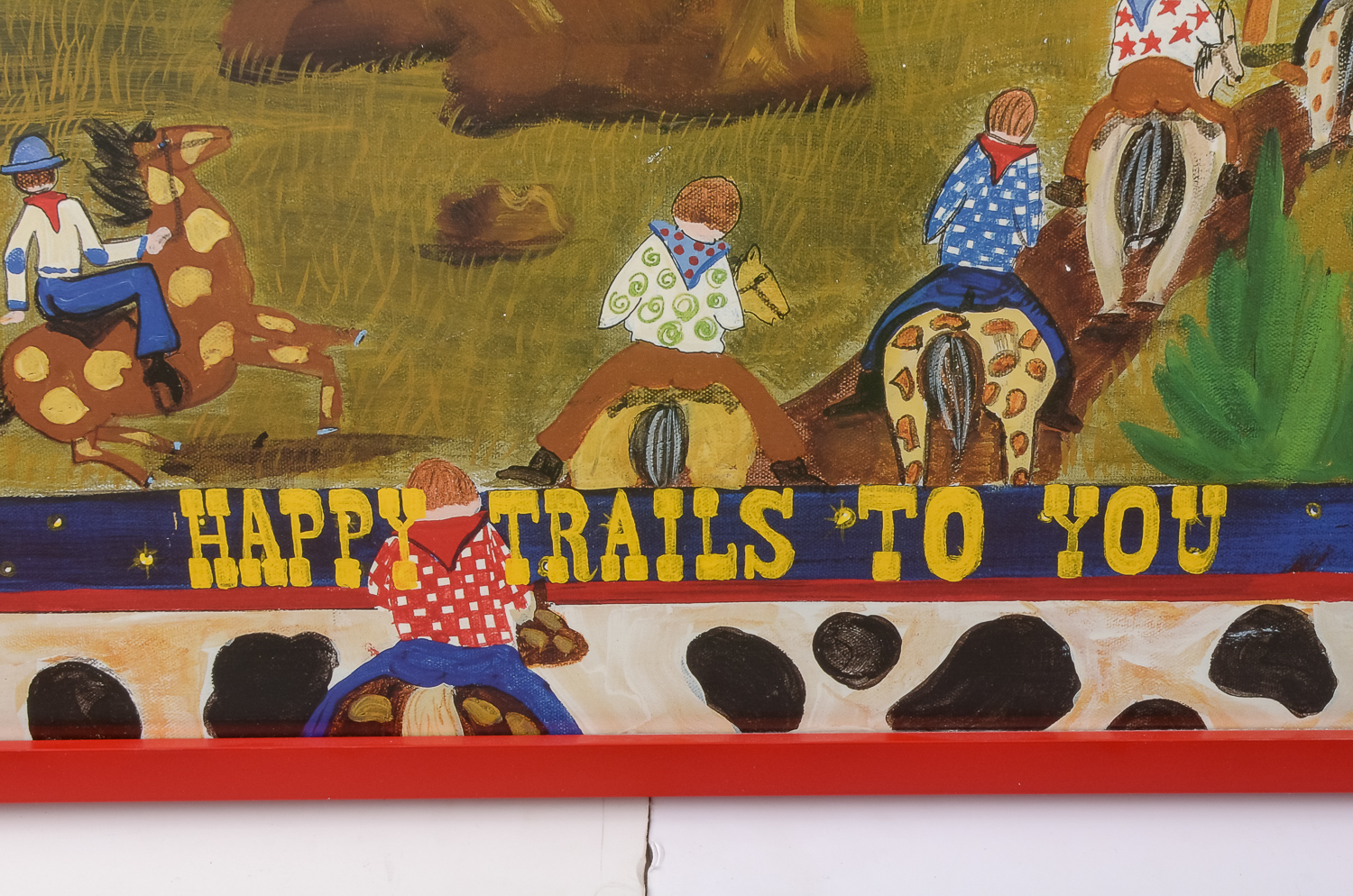 "Happy Trails" by Julie Wood Offset Lithograph