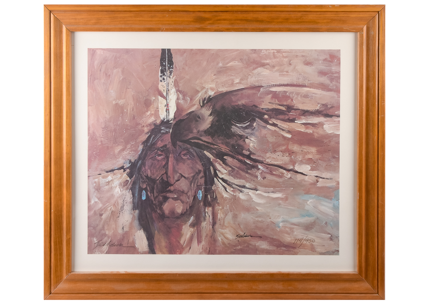 Signed and Numbered Limited Edition "Eagle Mystic" Print