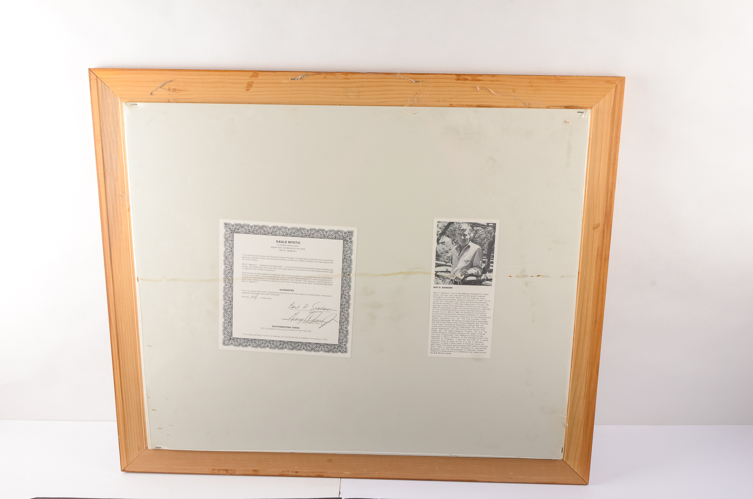 Signed and Numbered Limited Edition "Eagle Mystic" Print