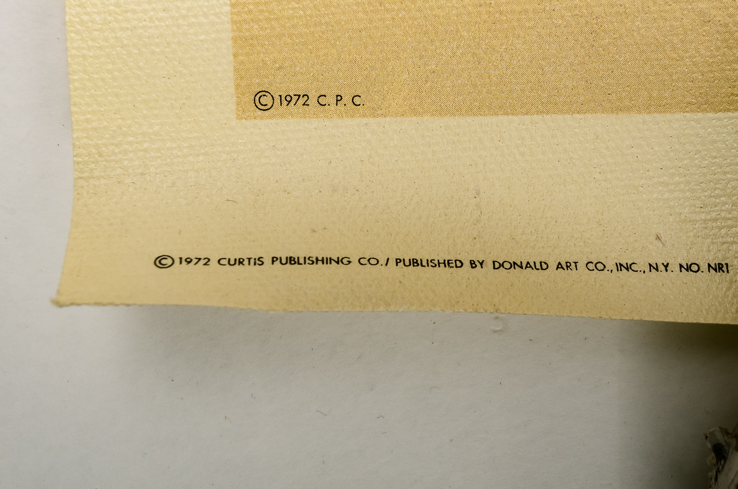 Norman Rockwell "Gone Fishing" Offset Lithograph