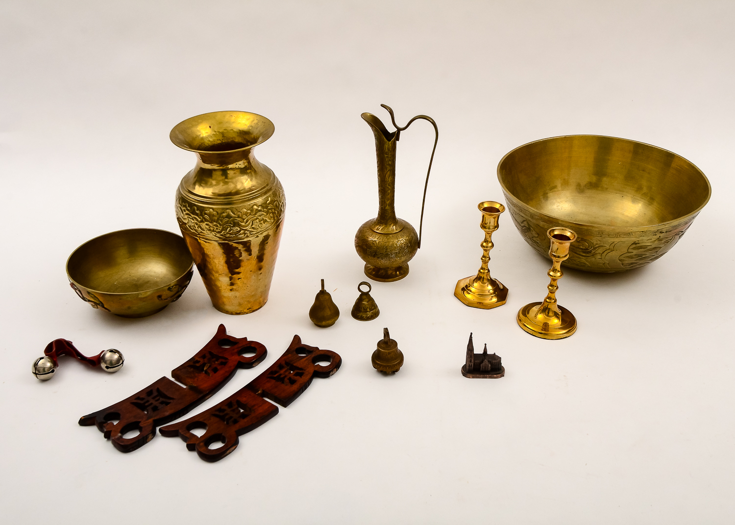 Collection of Decorative Brass Items