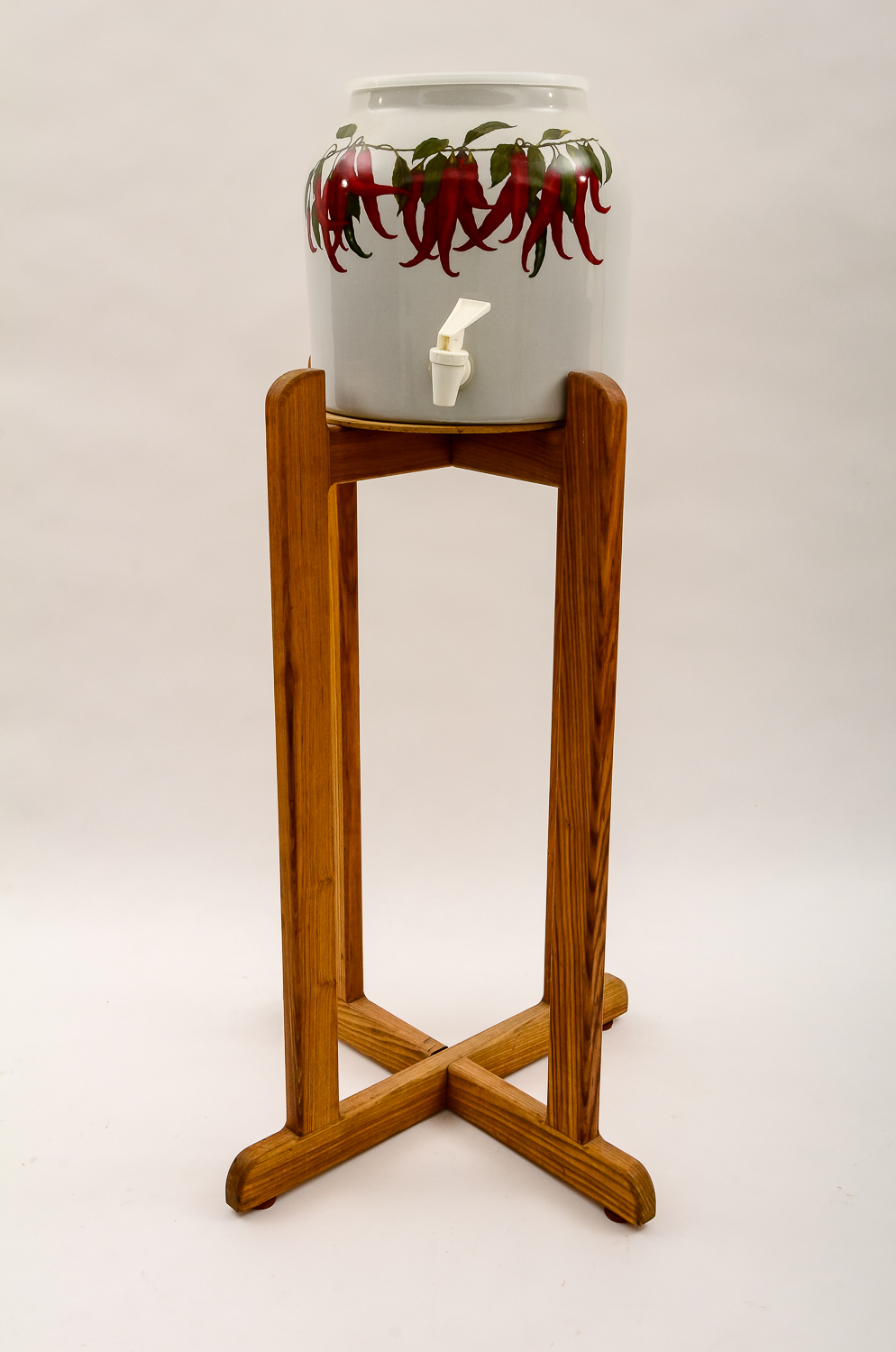 Ceramic Beverage Dispenser with Stand