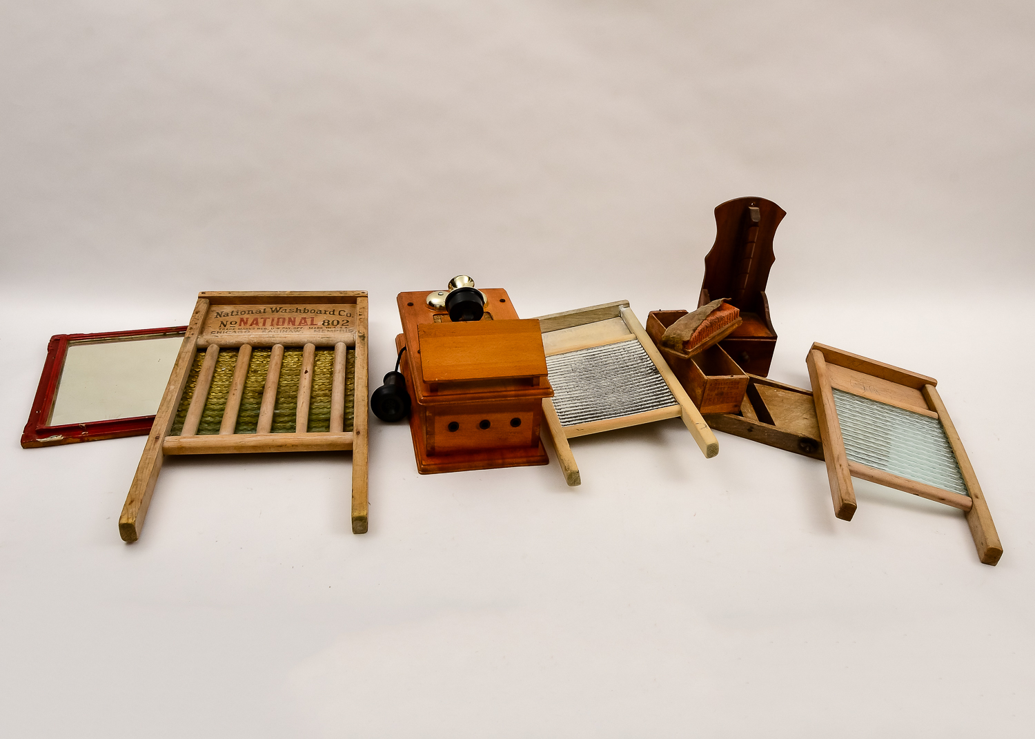 Vintage Wooden Household Items