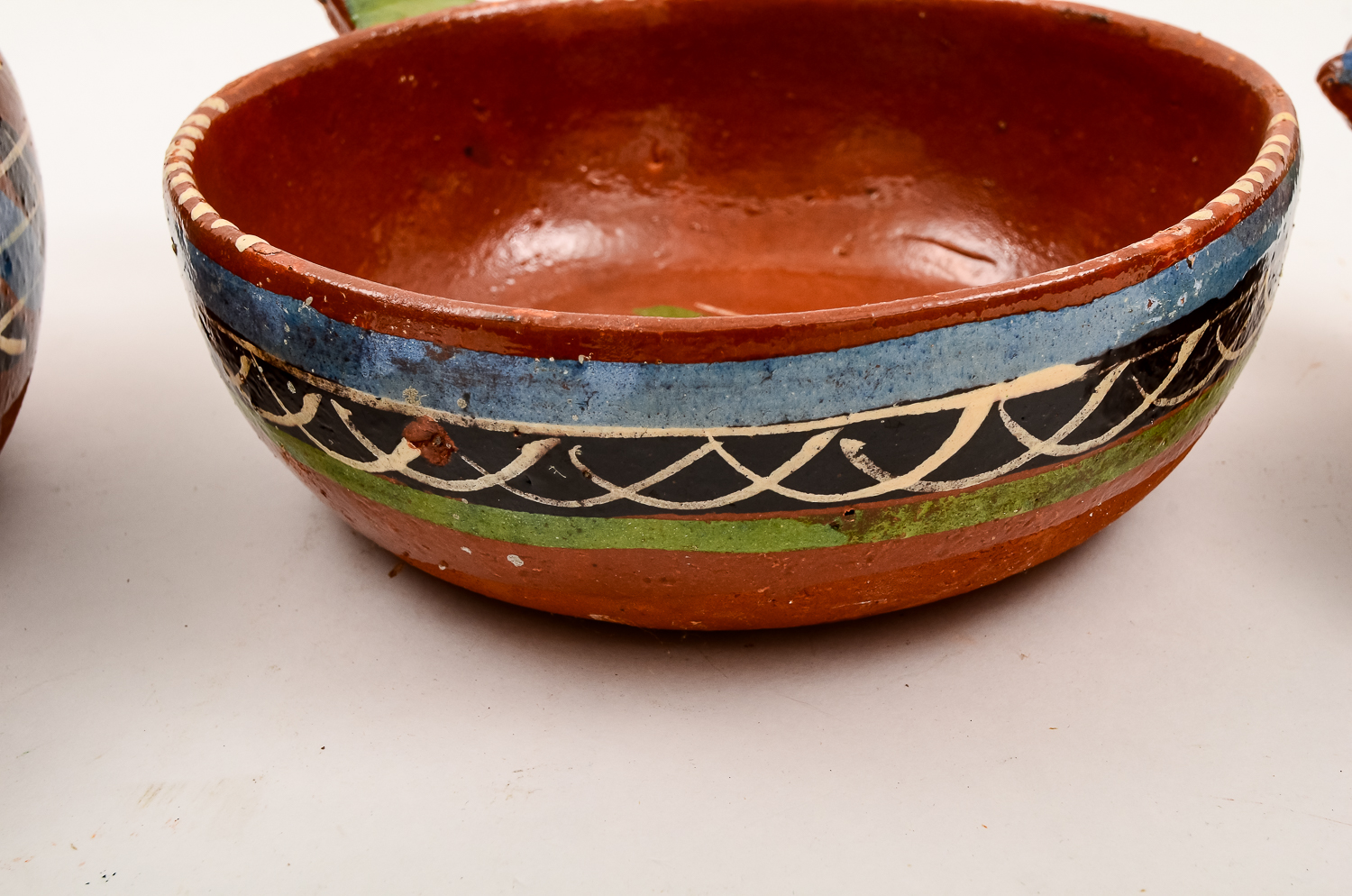 Collection of Mexican Red Ware Pottery