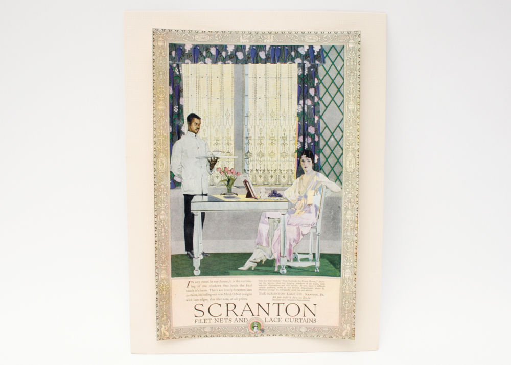 Vintage Advertising for Scranton Filet Nets and Lace Curtains