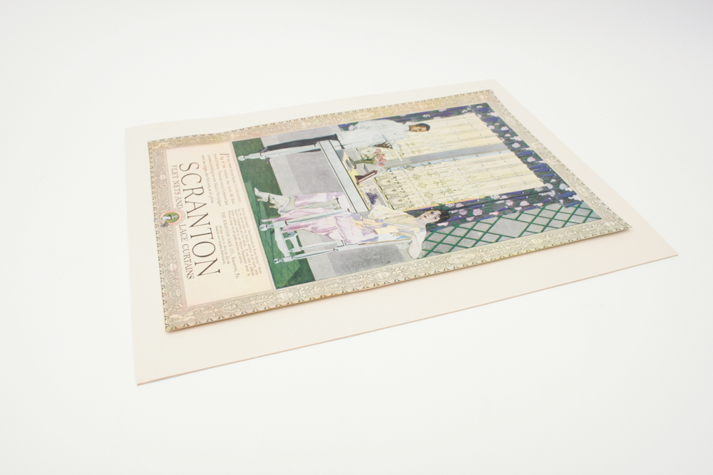 Vintage Advertising for Scranton Filet Nets and Lace Curtains