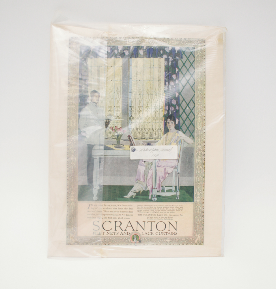 Vintage Advertising for Scranton Filet Nets and Lace Curtains