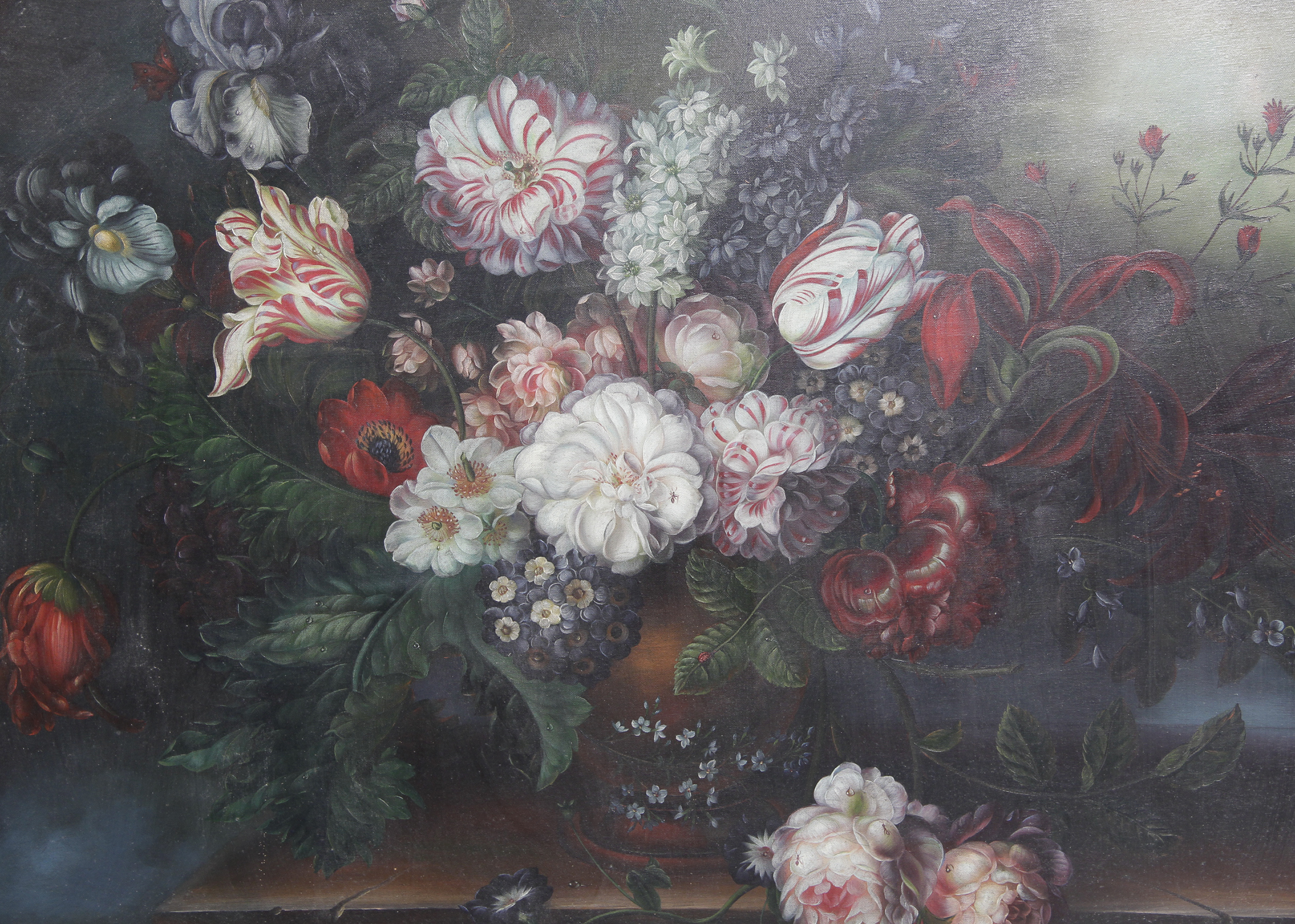 F.A. Bridgman Original Large Still Life Oil Painting