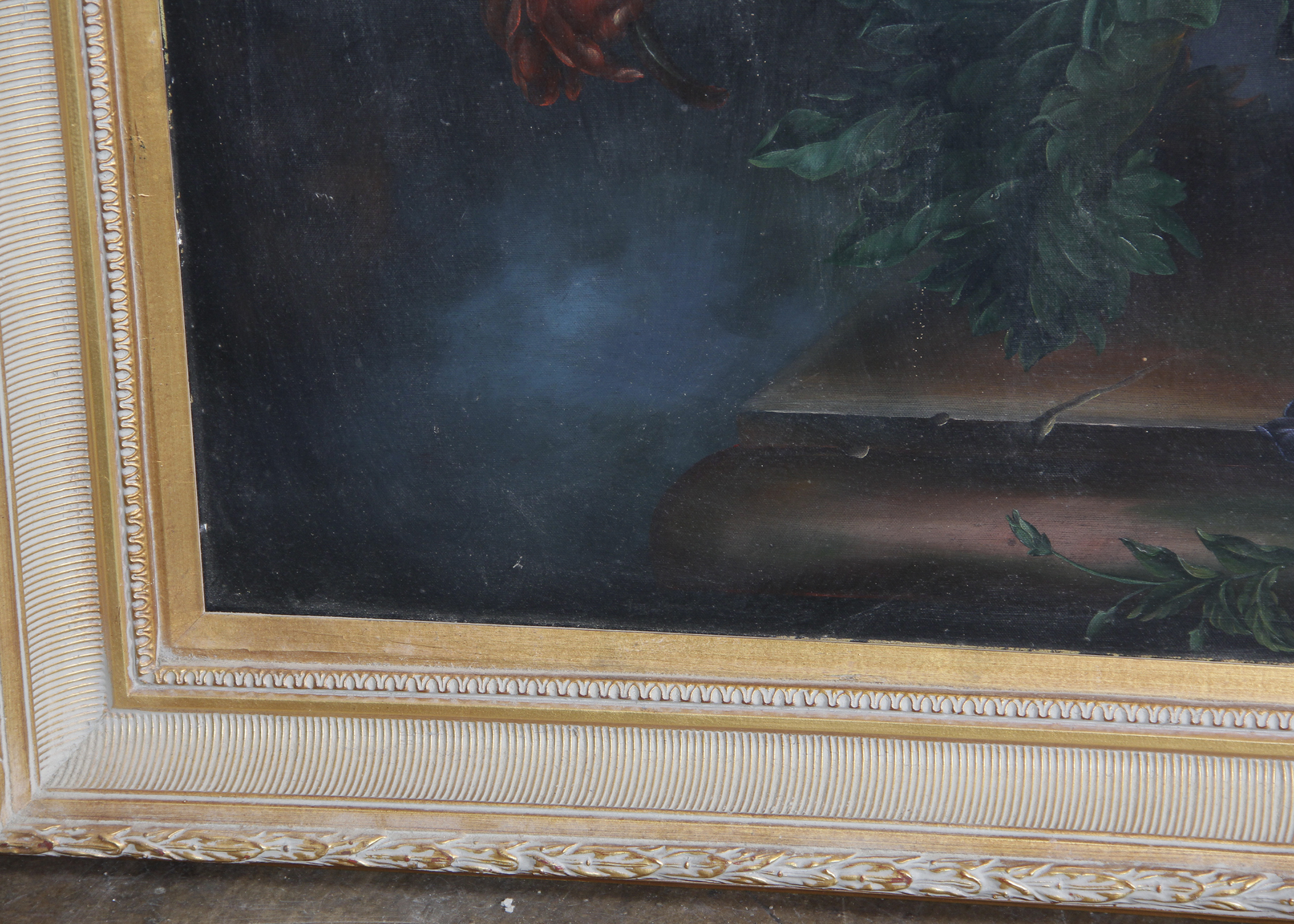 F.A. Bridgman Original Large Still Life Oil Painting