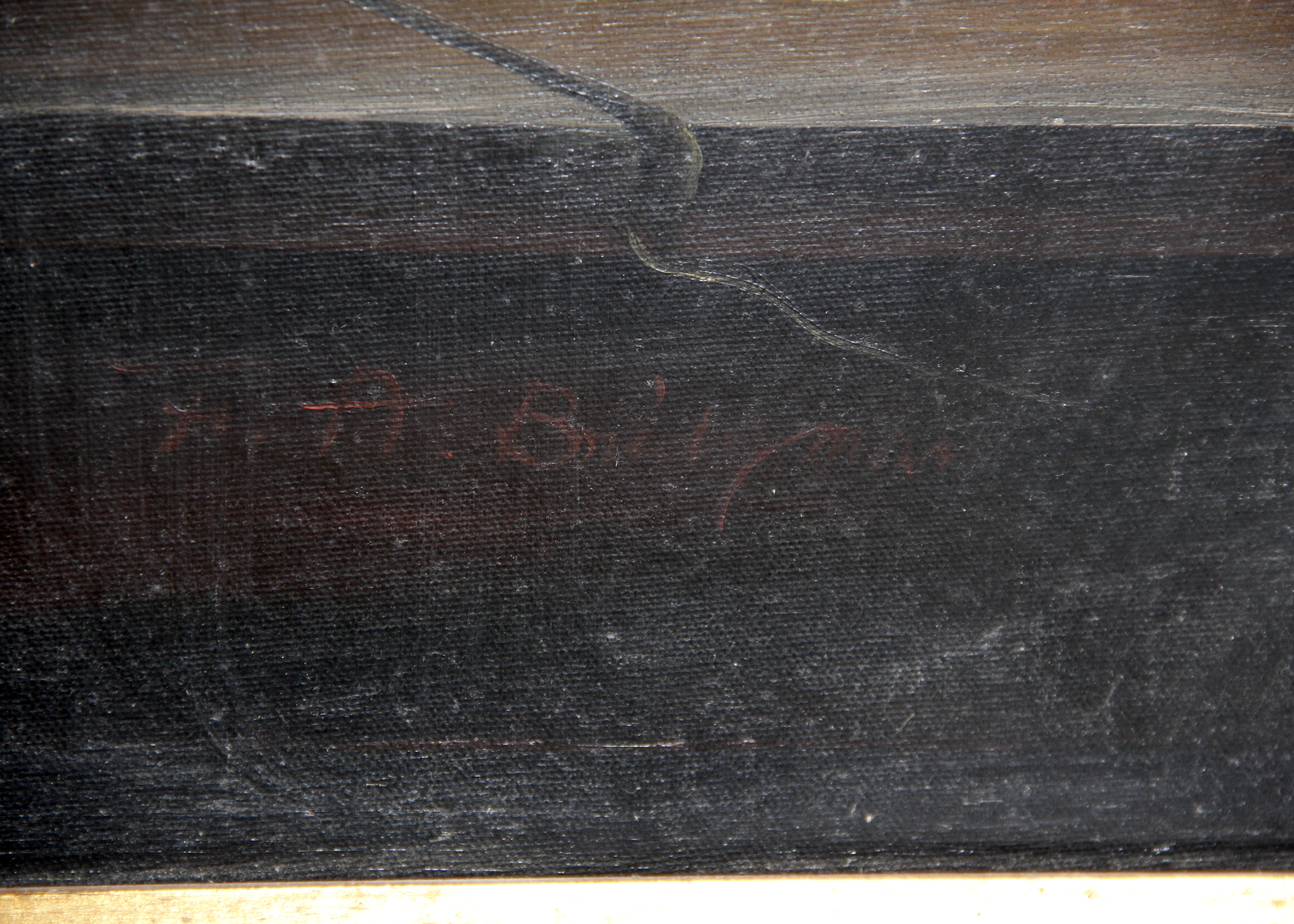 F.A. Bridgman Original Large Still Life Oil Painting