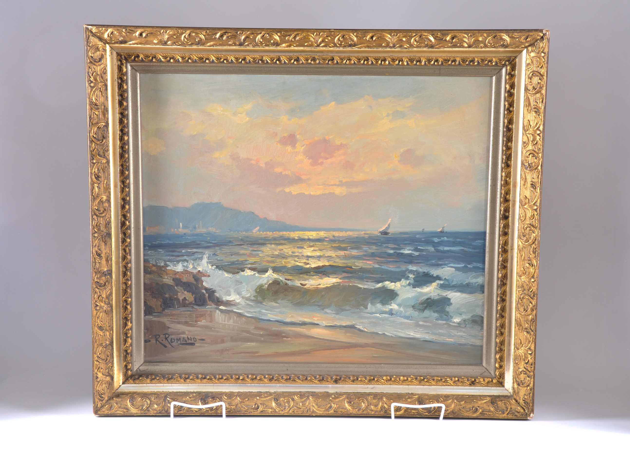 Romolo Romano Oil on Masonite Painting