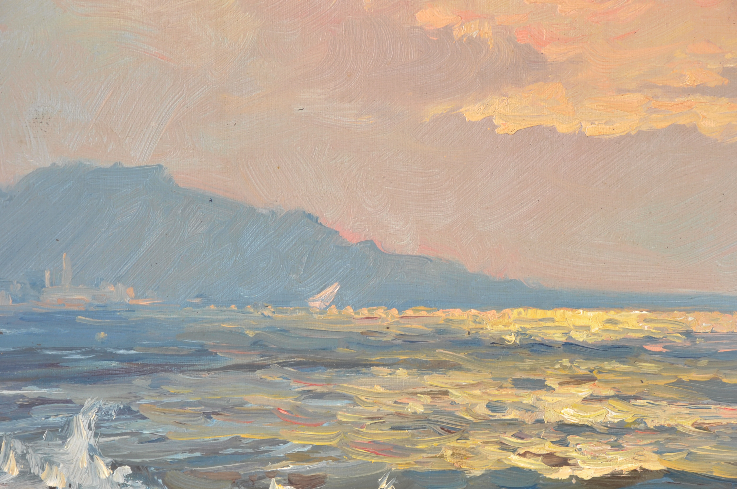 Romolo Romano Oil on Masonite Painting