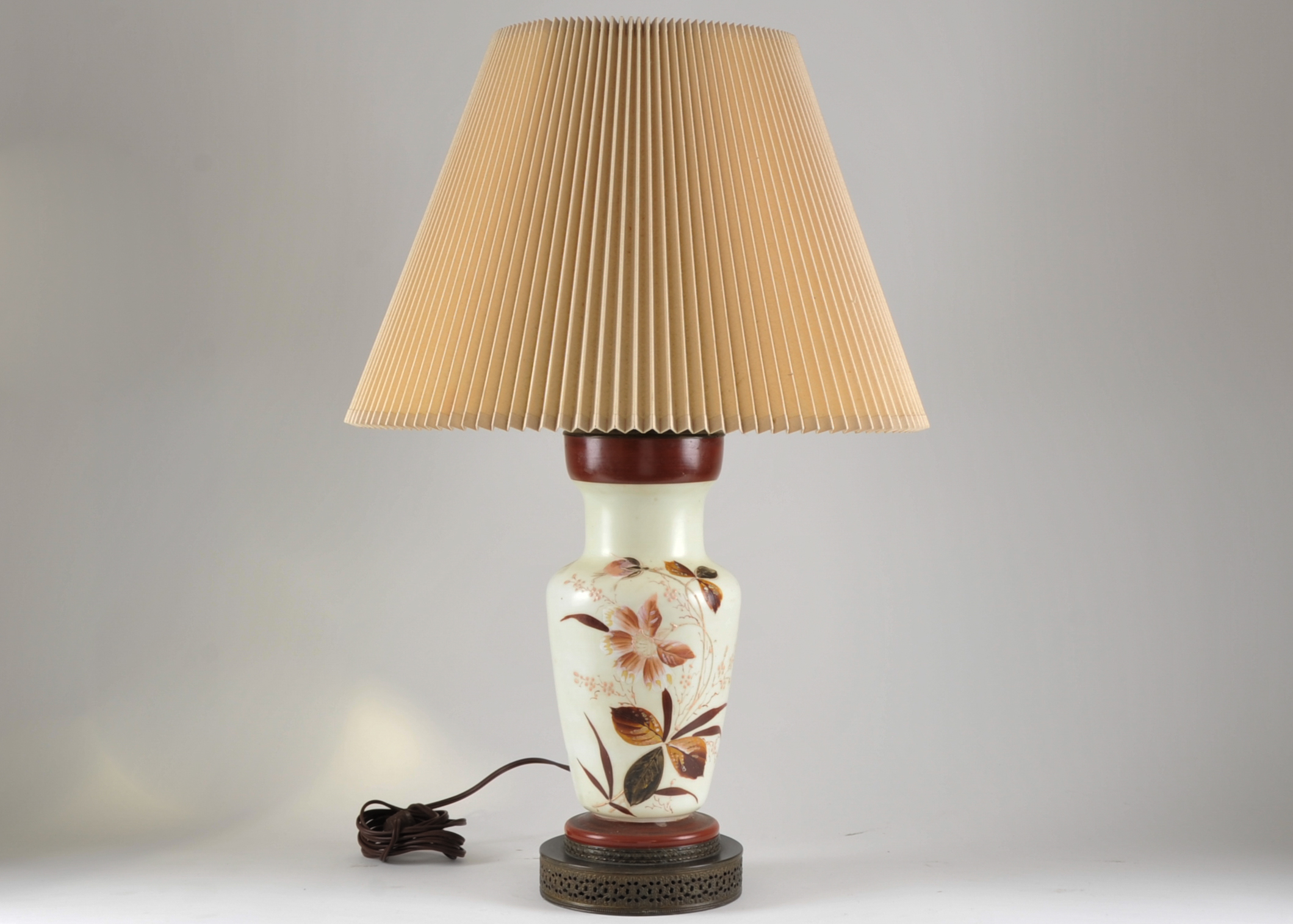 Vintage Hand Painted Table Lamp