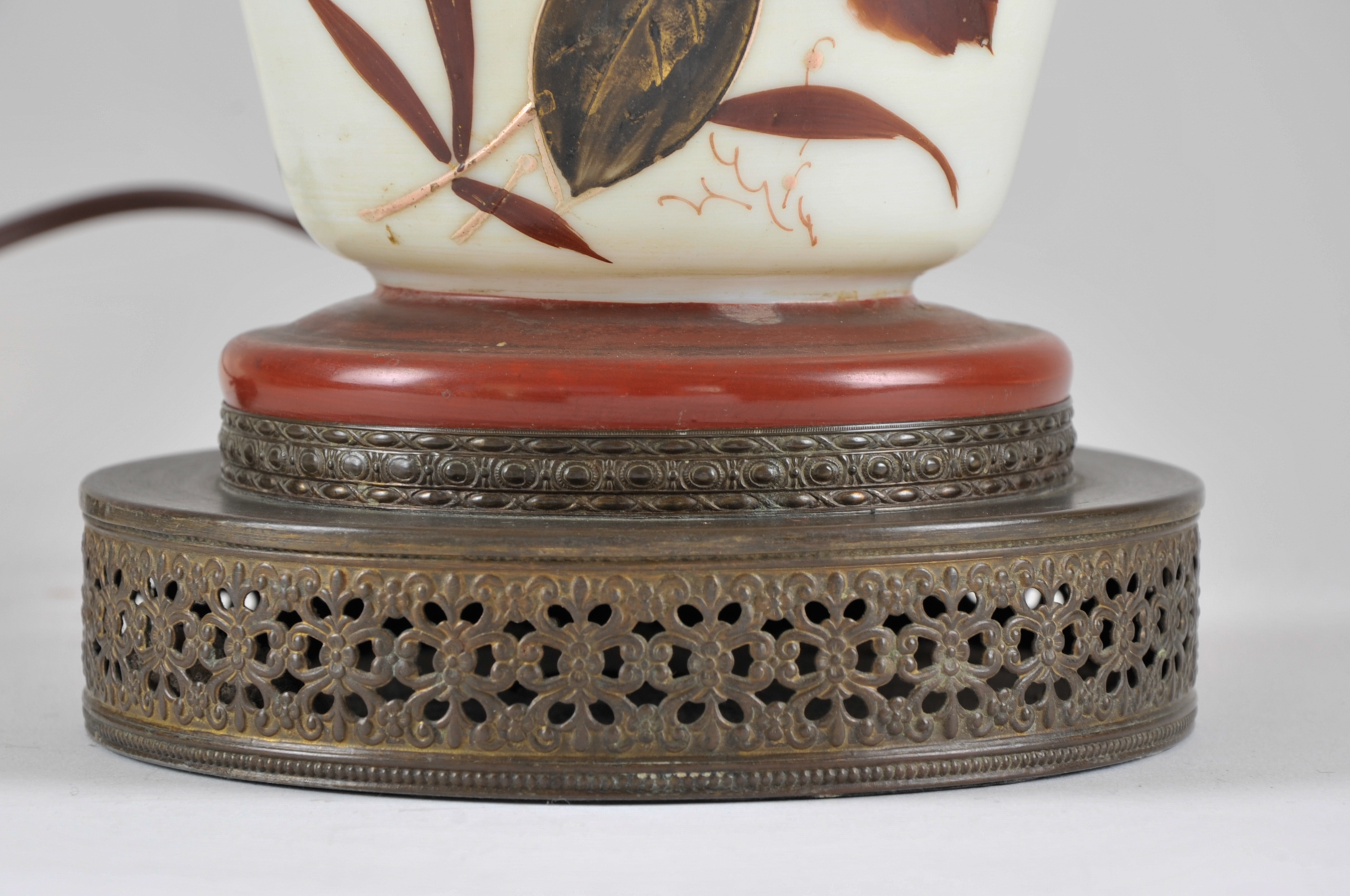 Vintage Hand Painted Table Lamp