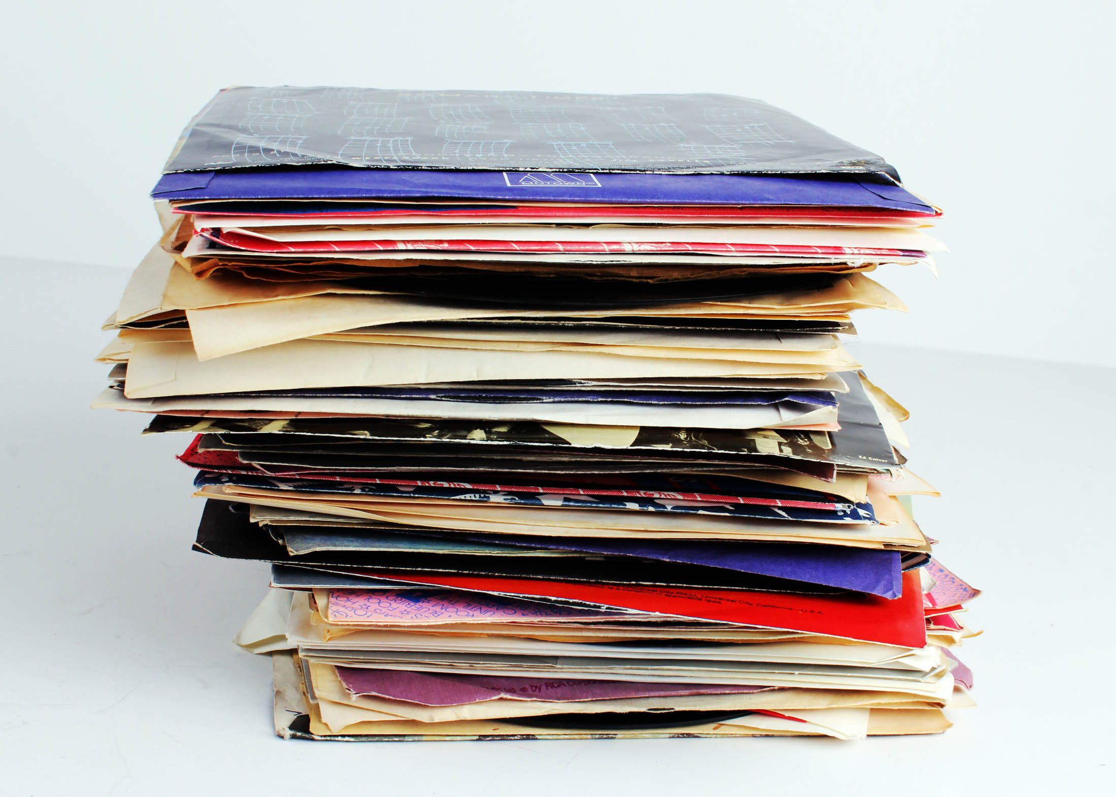 Vintage Collection of Jukebox Disc Jockey 45 Vinyl Records XIV