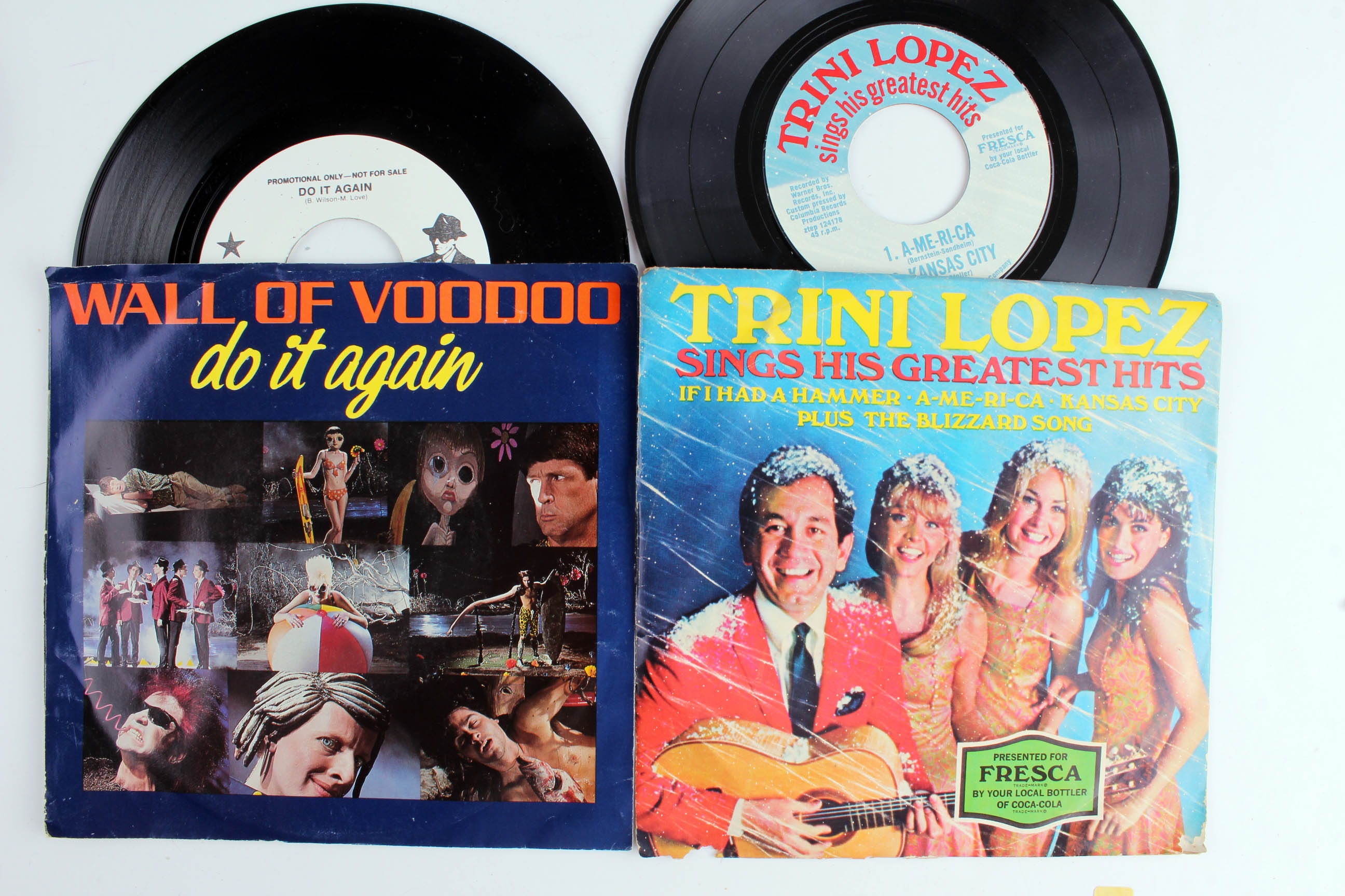 Vintage Collection of Jukebox Disc Jockey 45 Vinyl Records XIV