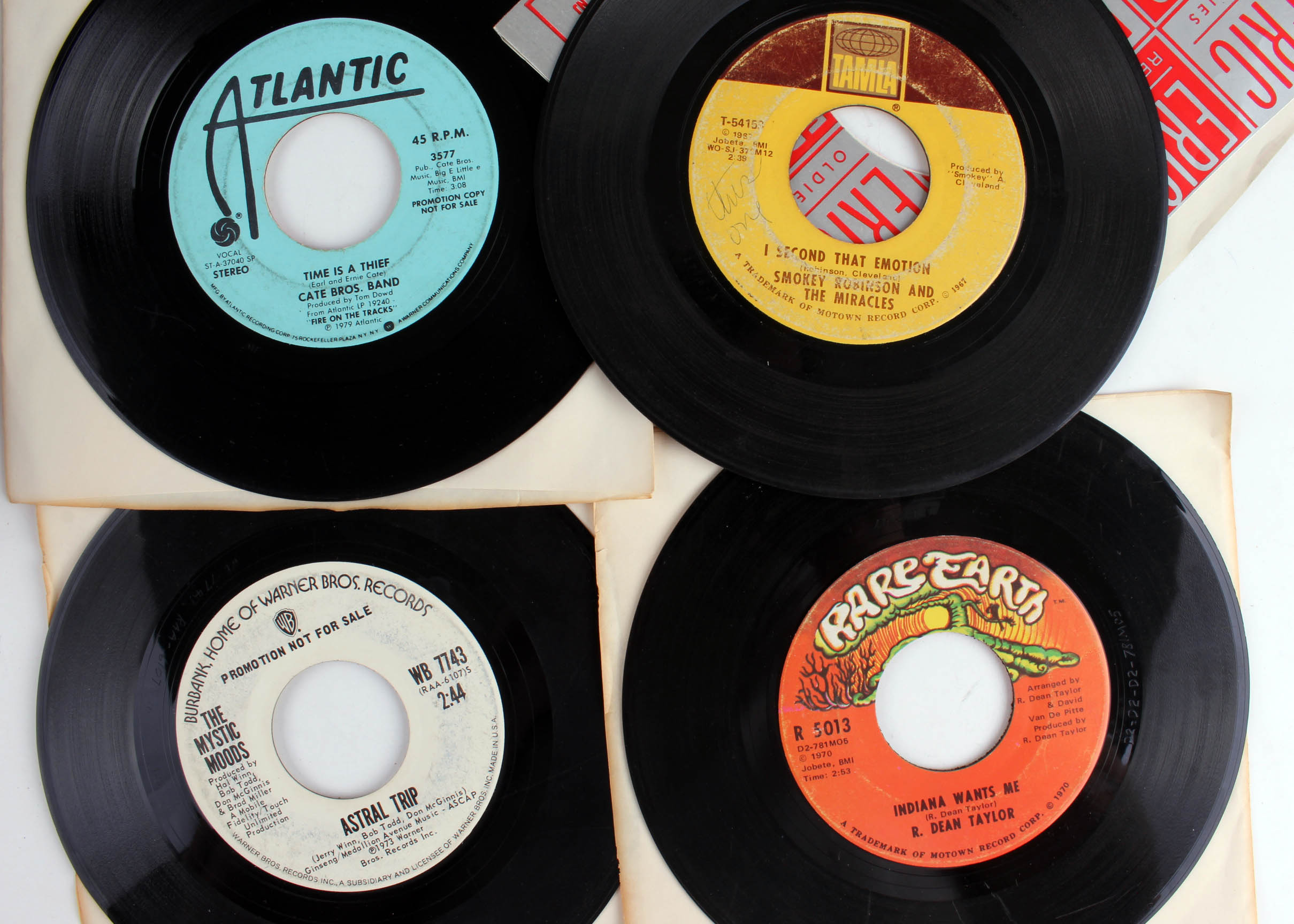 Vintage Collection of Jukebox Disc Jockey 45 Vinyl Records XIV