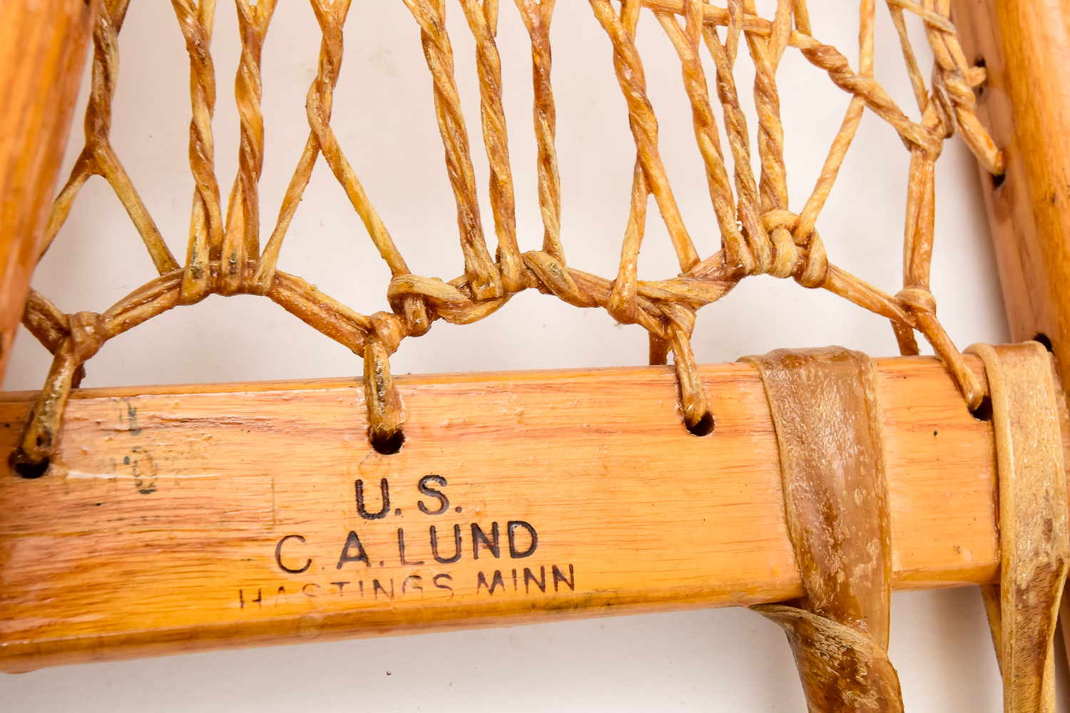 Vintage C.A. Lund Snowshoes