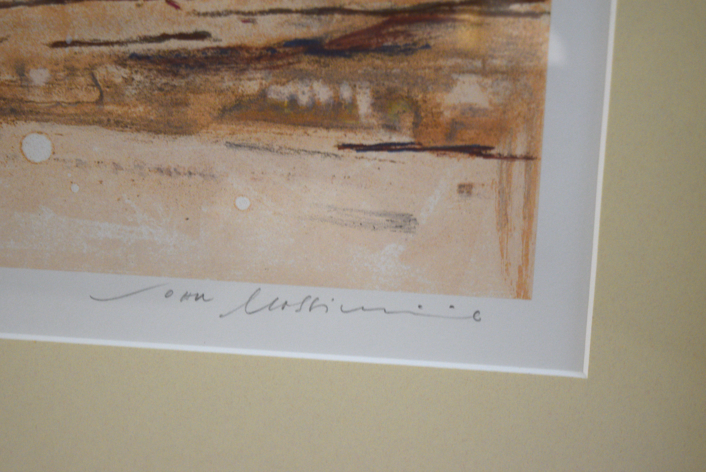 John Massimino 'Cove Island Beach' Limited Edition Screen Print