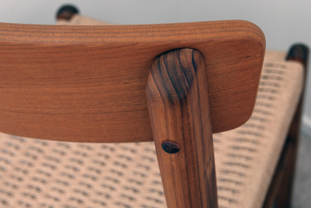 Teak Woven Seat Chair