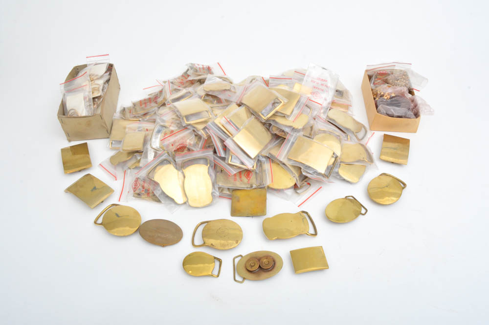 Brass Belt Buckles and Accessories