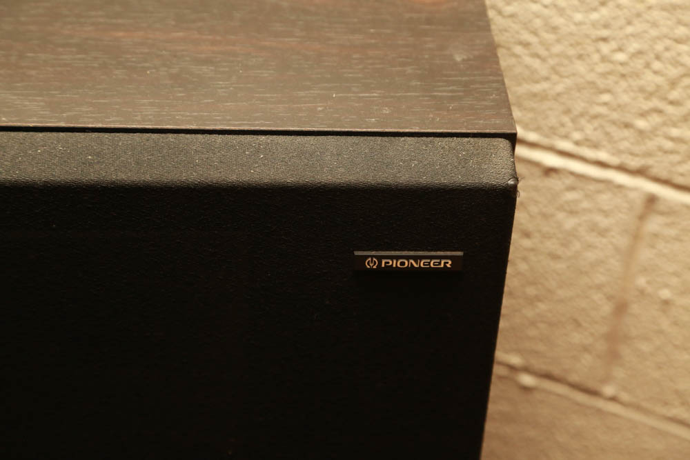 Pioneer Stereo Equipment and Multimedia Cabinet