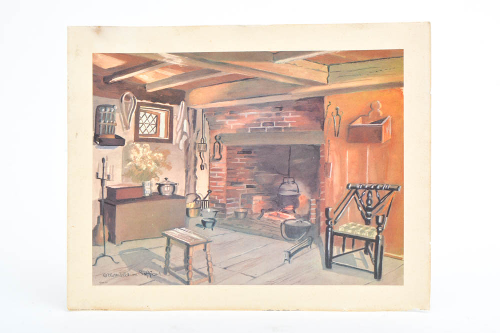 Ruth Perkins Safford Offset Lithograph