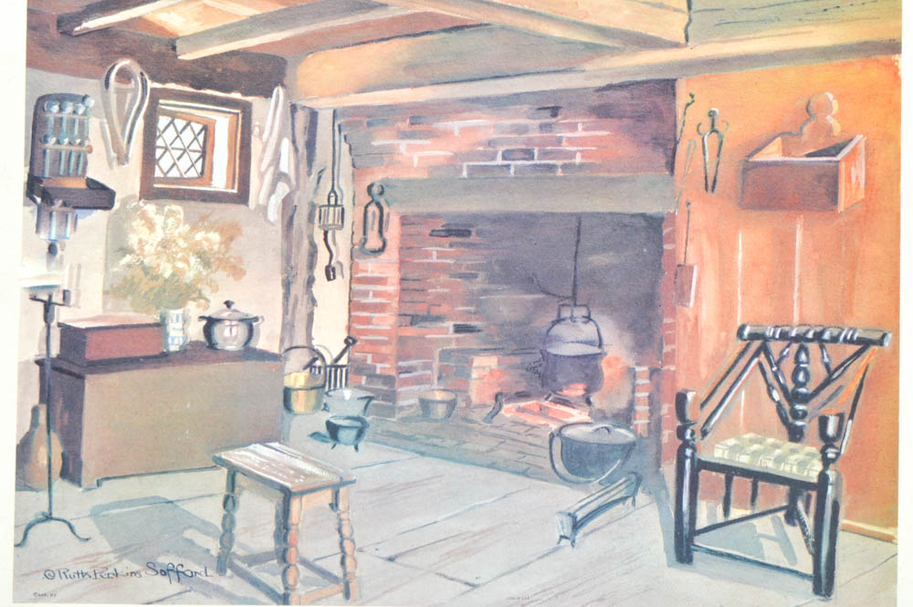 Ruth Perkins Safford Offset Lithograph