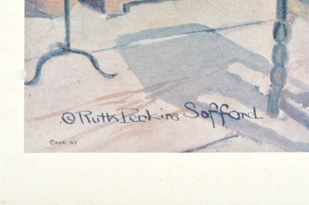 Ruth Perkins Safford Offset Lithograph
