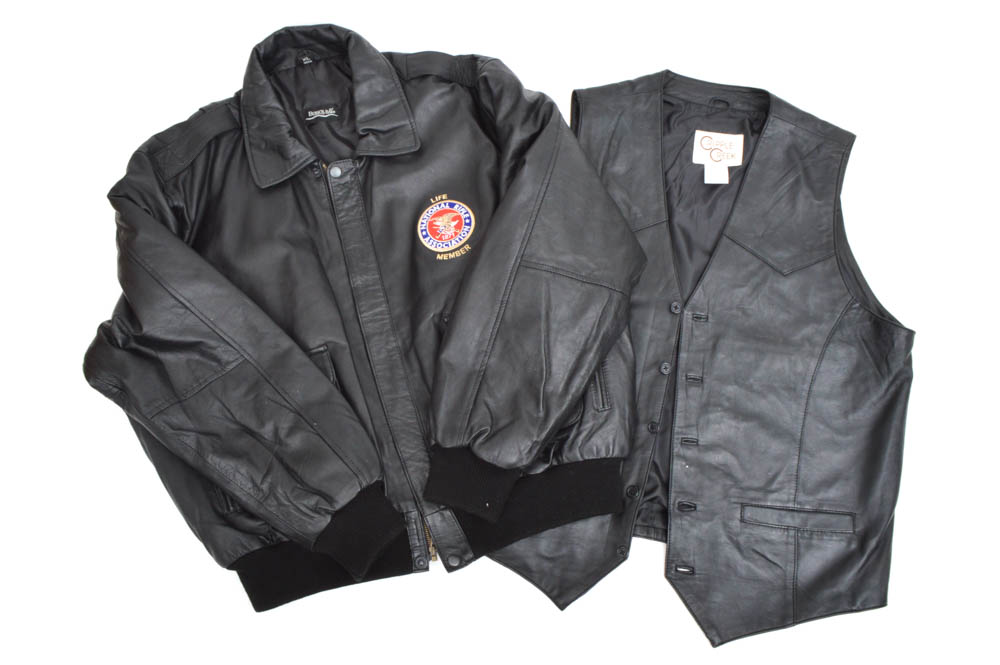 Genuine Leather Men's Outerwear