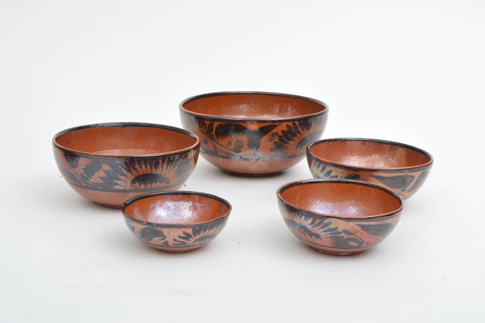 Mexican Red Ware Pottery