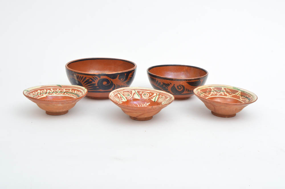 Mexican Red Ware Pottery