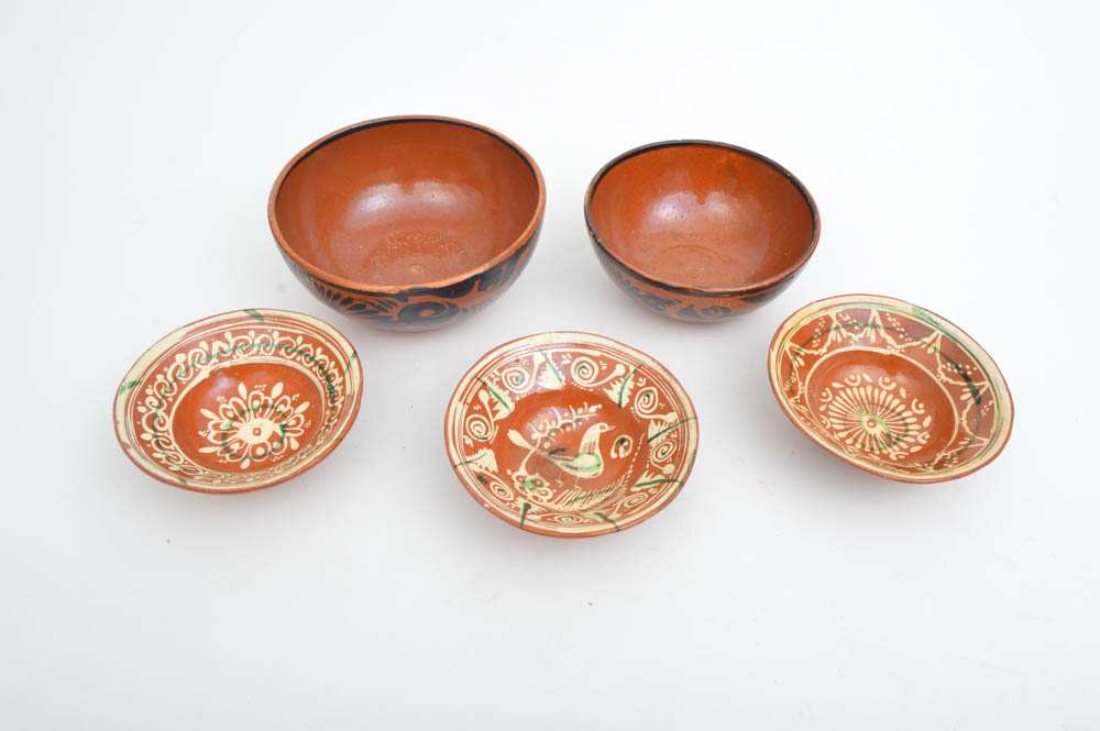 Mexican Red Ware Pottery