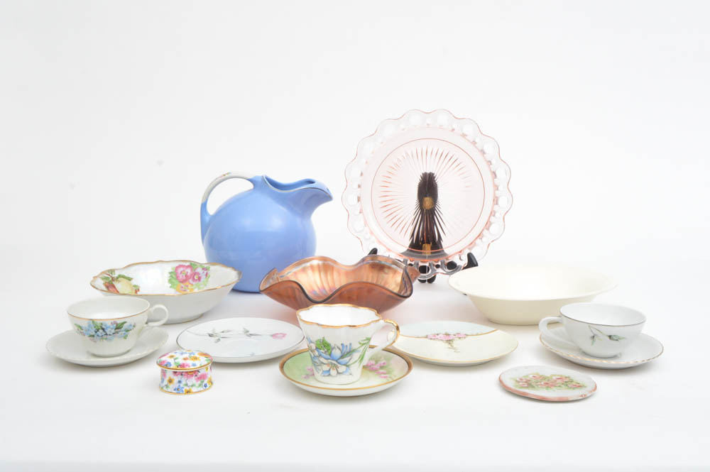 Assortment of Vintage Glass and China