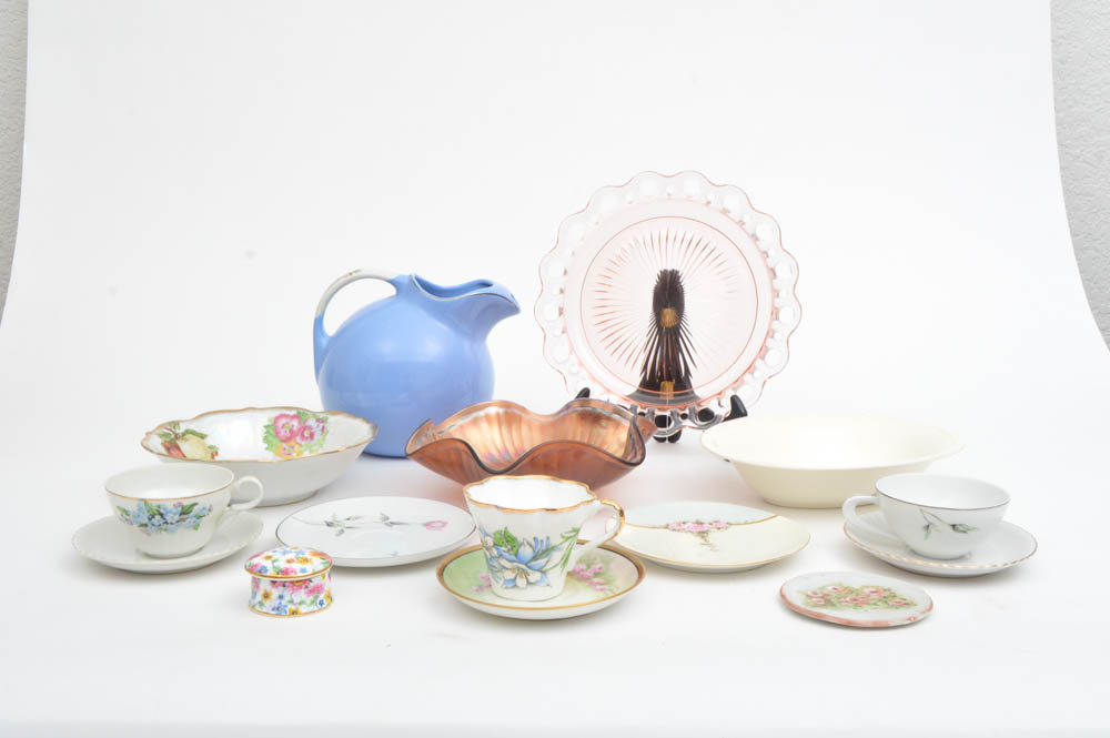 Assortment of Vintage Glass and China