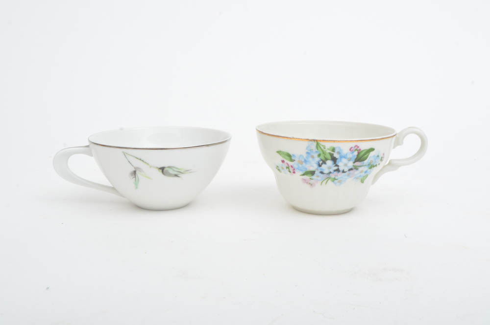 Assortment of Vintage Glass and China