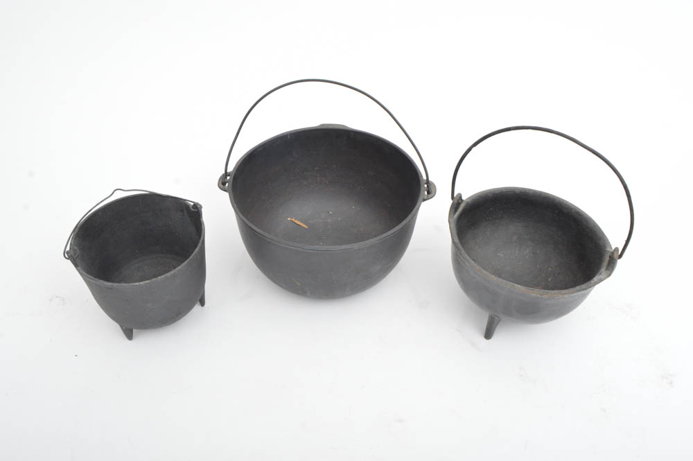 Assortment of Cast Iron Cookware