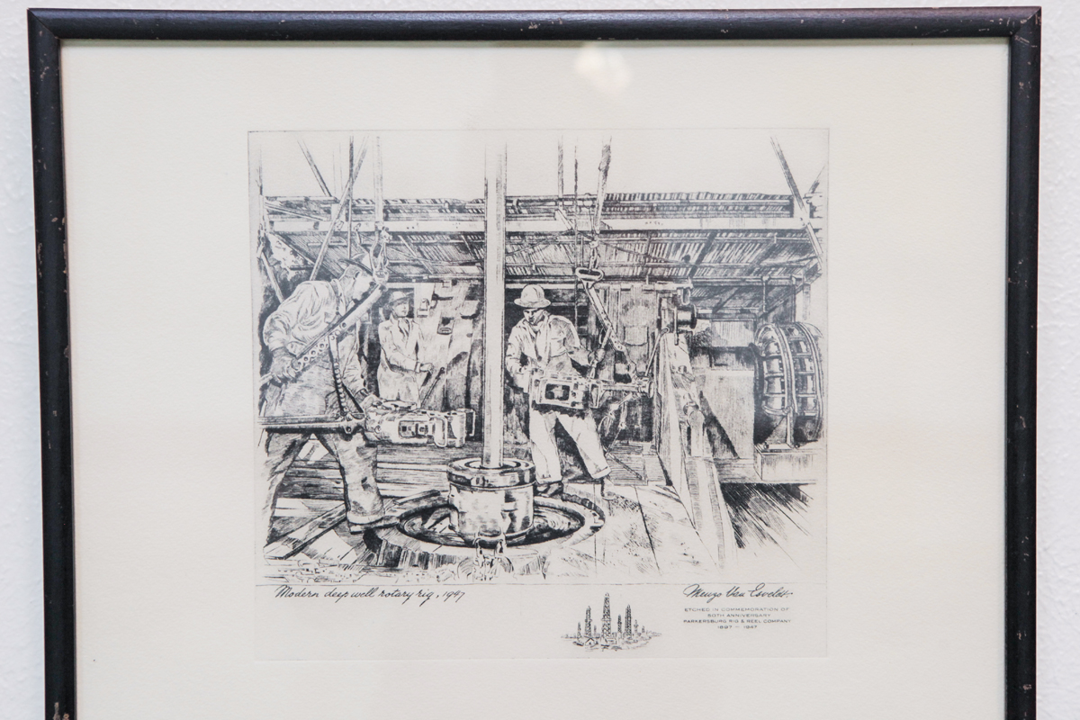 Framed Etching by Menzo Van Esveldt 1947