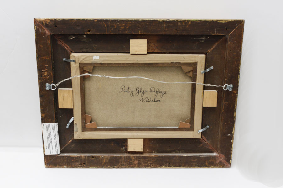 M.M. Jacobi Oil Painting of  A Welsh Fishing Scene