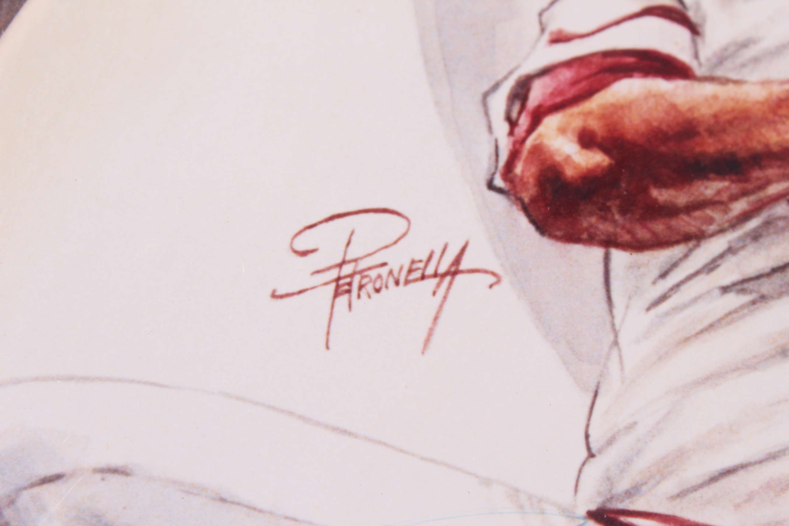 1989 Johnny Bench Hall of Fame Plaque Signed