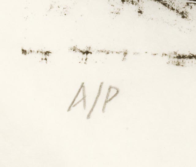 Thom Shaw Artist's Proof Woodblock "Hegemony Hidden Fury"