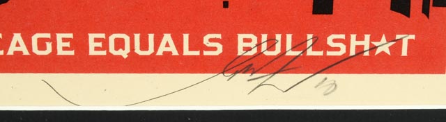 Shepard Fairey Serigraph "Henry Rollins Frequent Flyer Tour"