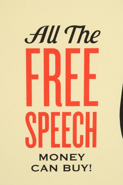 Shepard Fairey Signed Limited Ed. Serigraph "Pay Up or Shut Up"