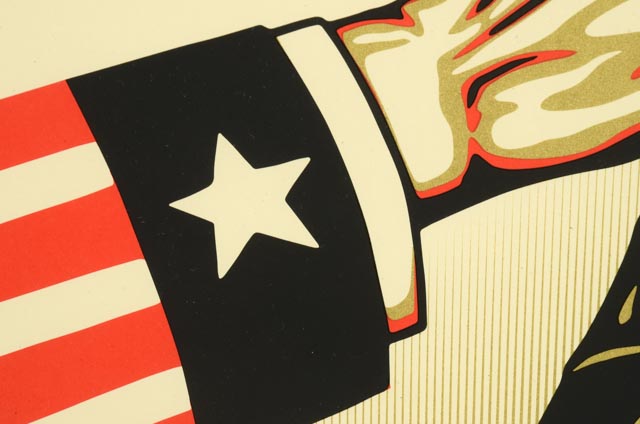 Shepard Fairey Signed Limited Ed. Serigraph "Pay Up or Shut Up"