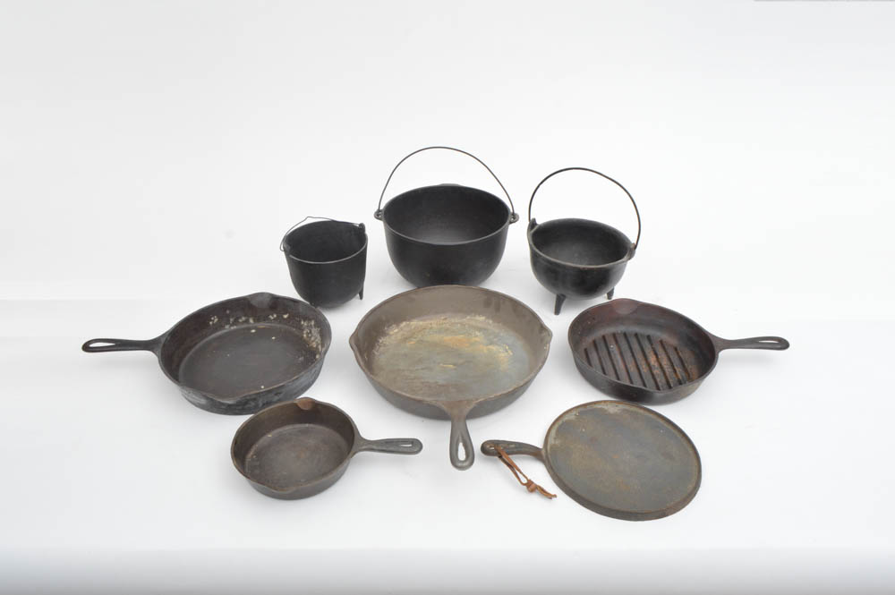 Variety of Cast Iron Cookware
